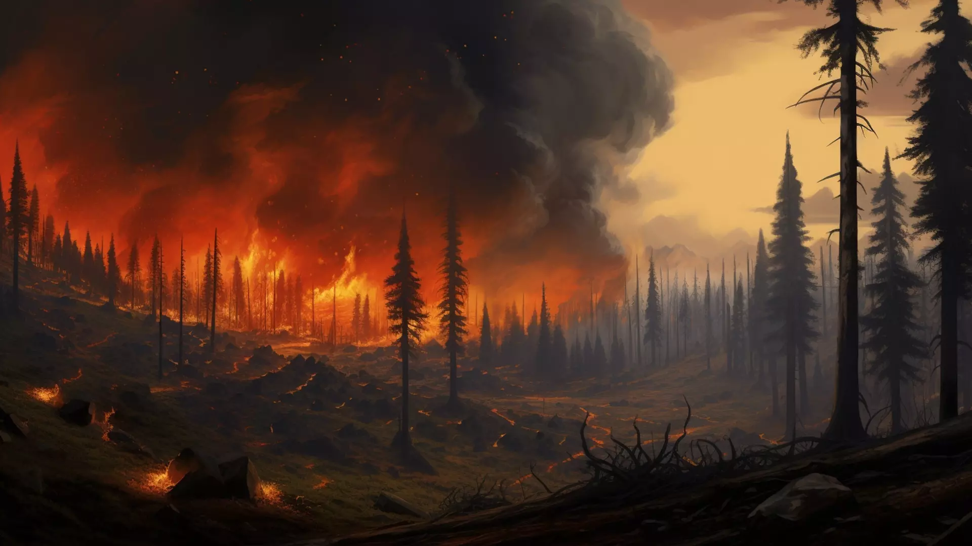 Пик лесных пожаров придется на май 2024 года